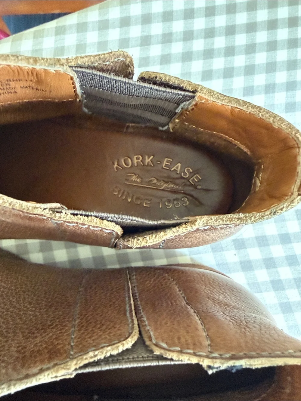 Kork-Ease Brown Leather Ankle Booties